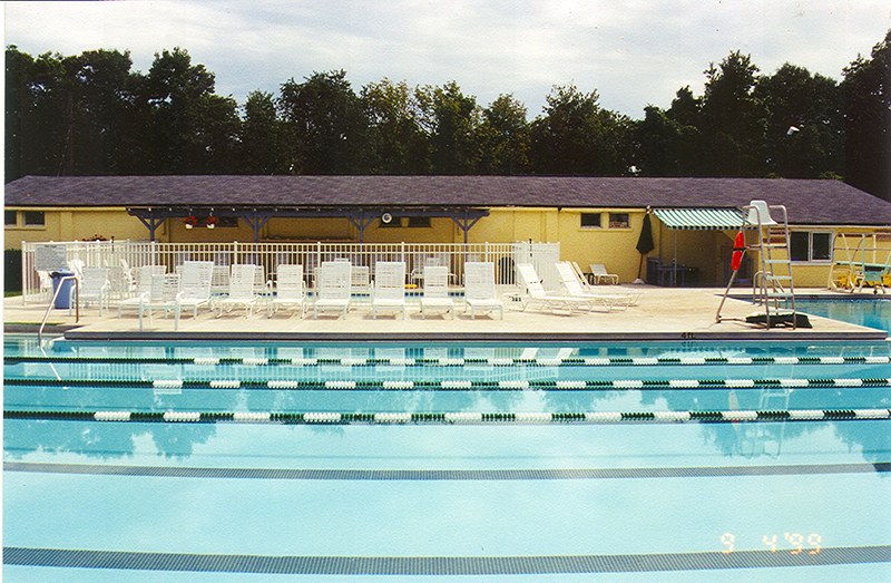 Swimming pool and stamped concrete project example 198